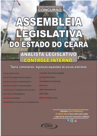  ANALISTA  CONTROLE INTERNO Apostila Alce Assembleia Legislativa do Cear - 2020 - Impressa