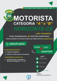 HORIZONTE 2023 : Motorista cat A e B 