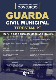 GUARDA CIVIL MUNICIPAL DE TERESINA 2018 (apostila comentada)